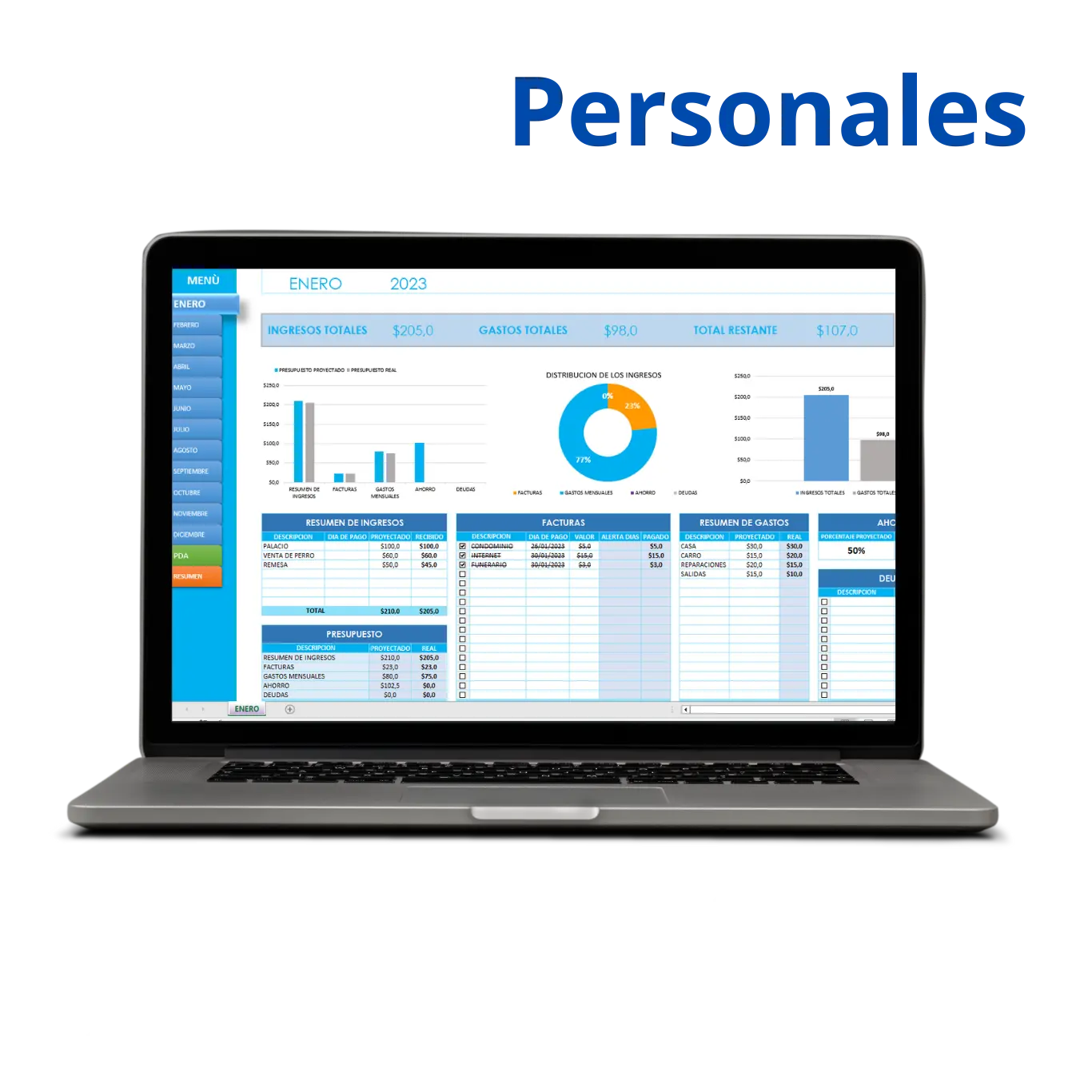Control de Gastos Excel